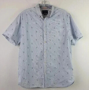 Denim and Flower Slim fit Shirt Size L/42